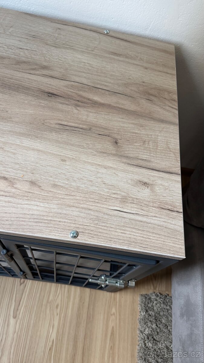 Interiérová klec pro psa do bytu ručně vyráběna - 4