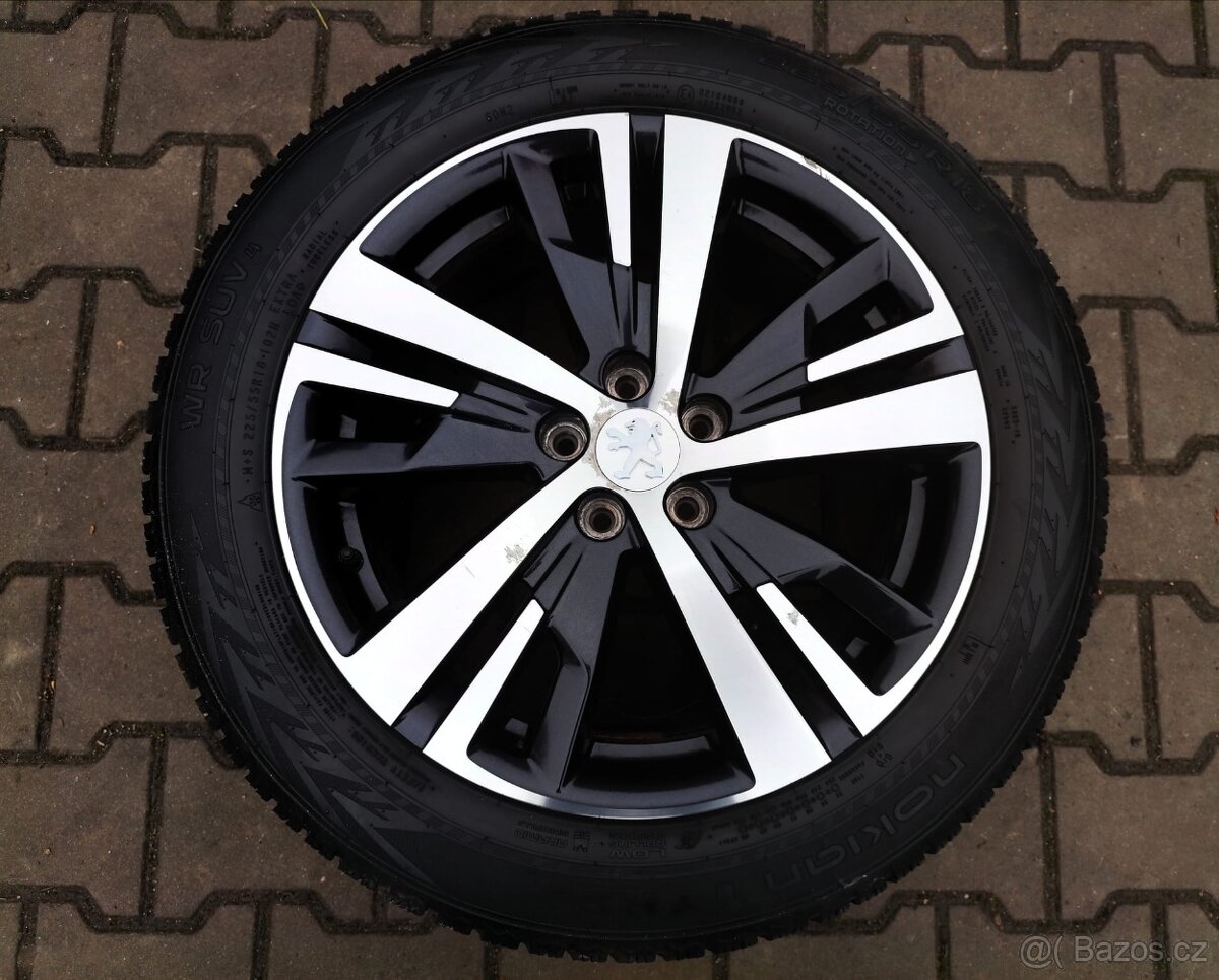 Alu kola originál Peugeot 3008, 5008 5x108 R18 - 4