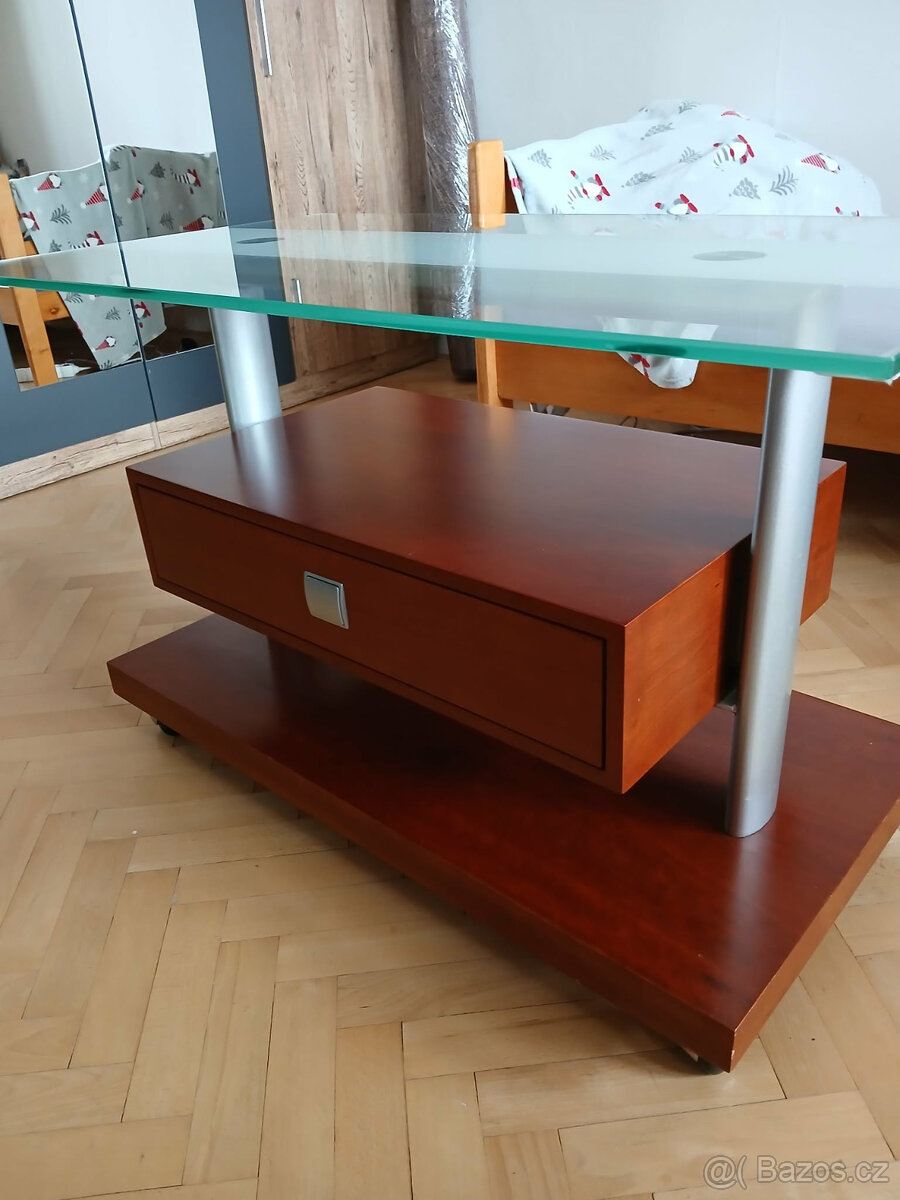 Konferenční stolek, retro - 4