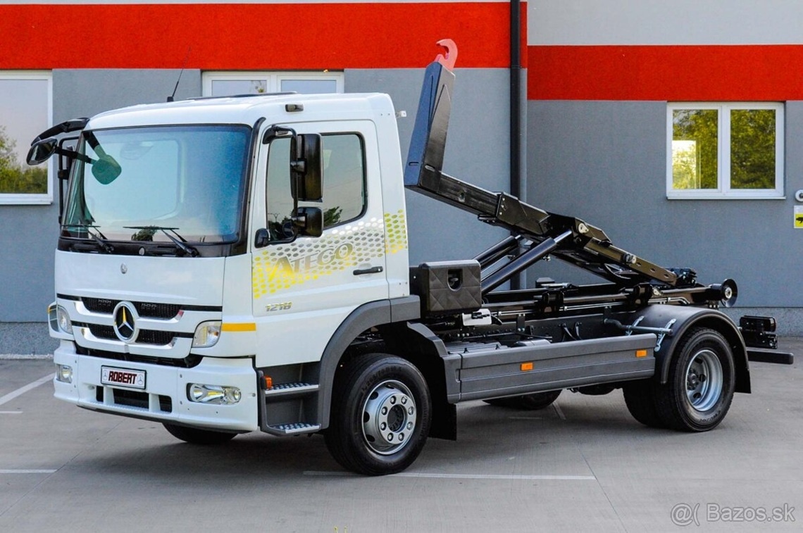 MERCEDES ATEGO 1218 - 12T NOVÝ HÁKOVÝ NOSIČ KONTEJNERŮ EU5 - 4