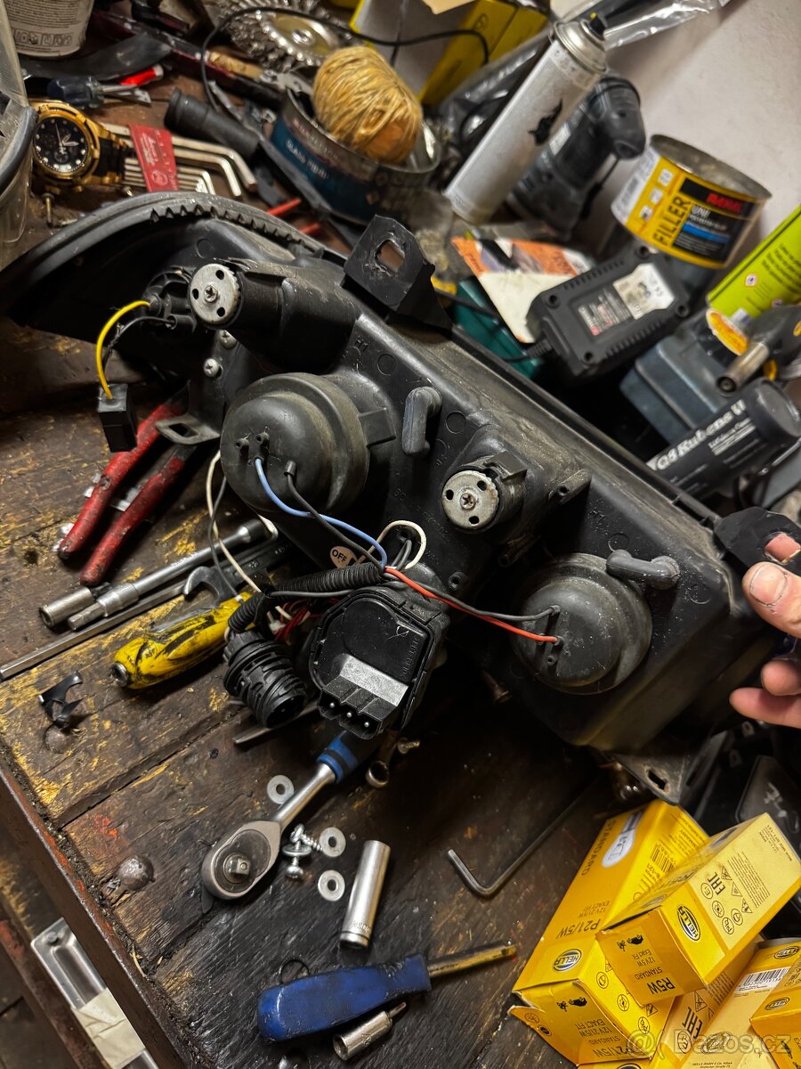 Bmw e36 přední světla angeleyes - 4