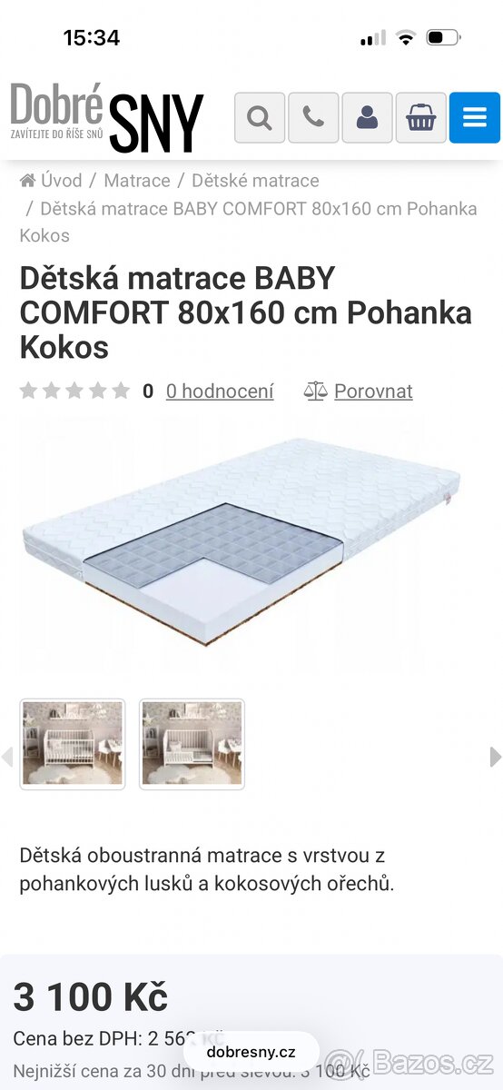 Domečková postel Elis design, vč. matrace - 4