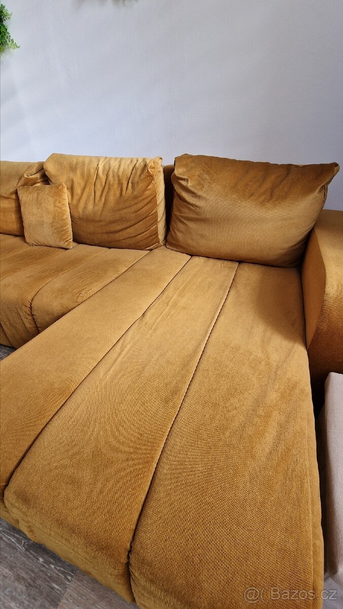 Hořčicová sedací souprava - 4