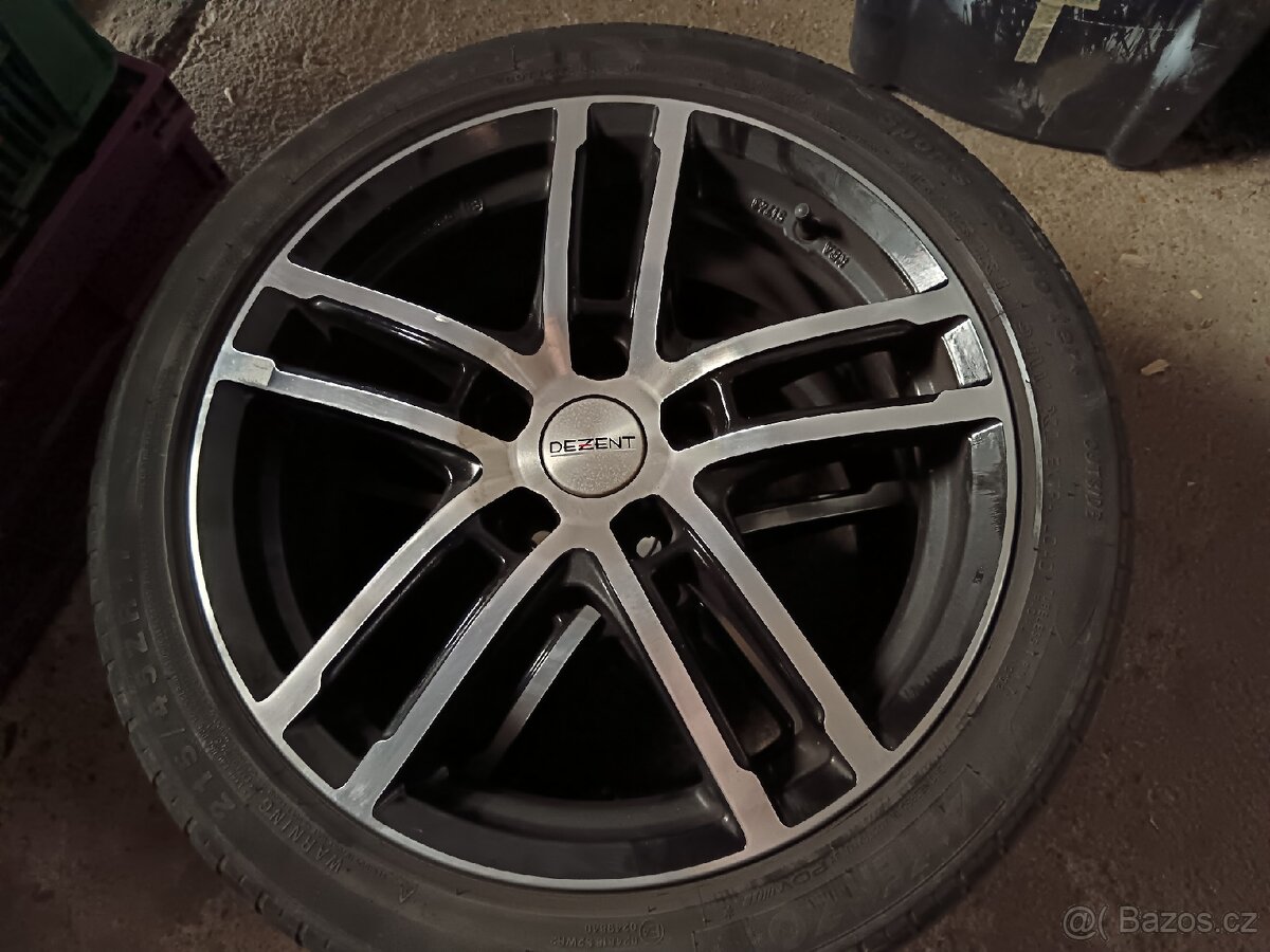 Prodám ALU kola 5x112 R17 + pneu - 4