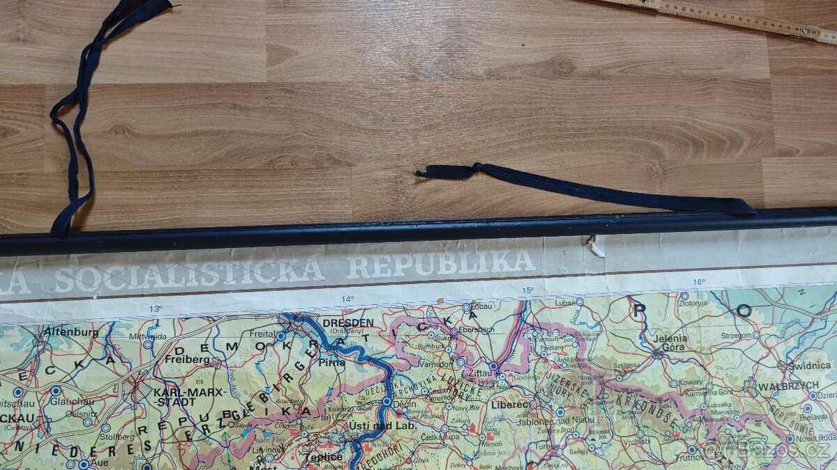 Mapa České socialistické republiky - 4