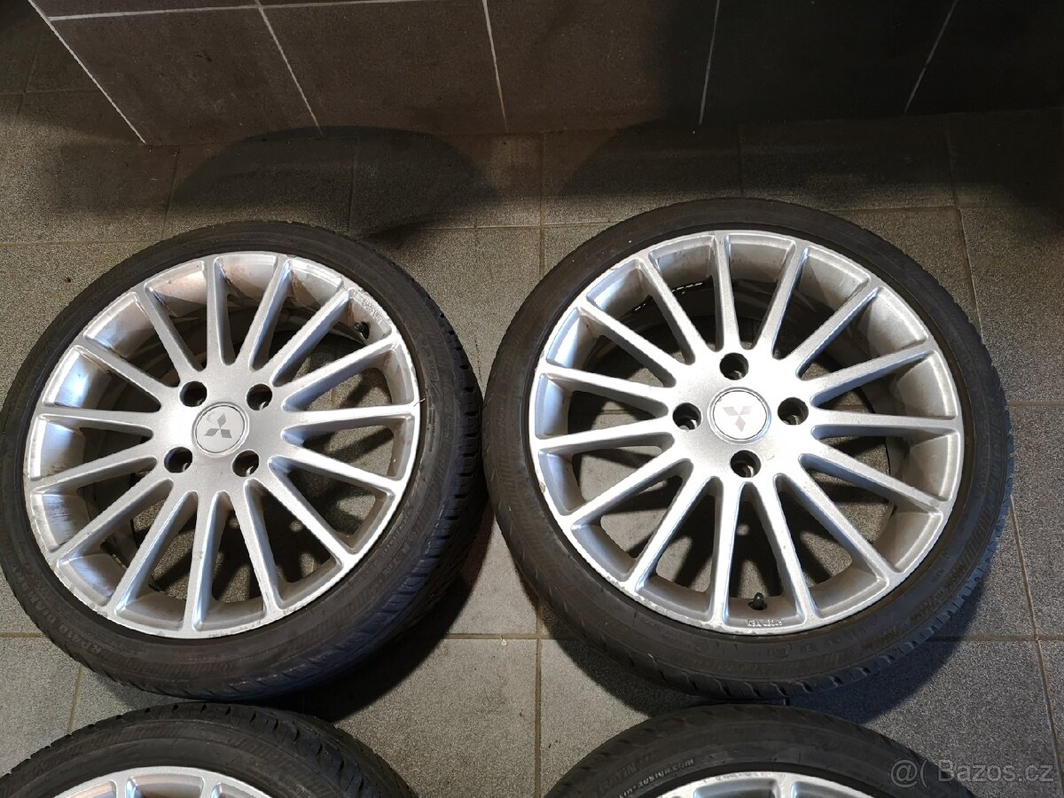 Mitsubishi Colt, Lancer alu + letní 205/40/17. - 4