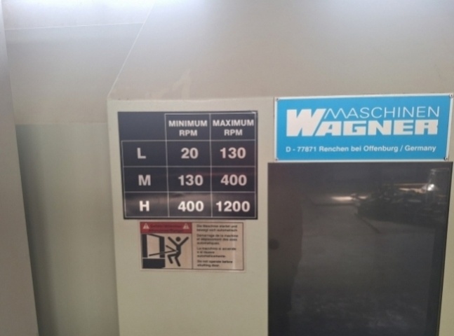 WAGNER WDR 1000, použitý CNC stroj, r.v. 2011 - 4