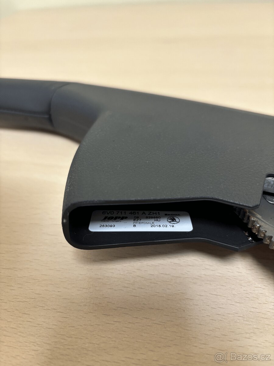 Kožená ruční brzda – Škoda Fabia III (2018) 6V0 711 461 - 4