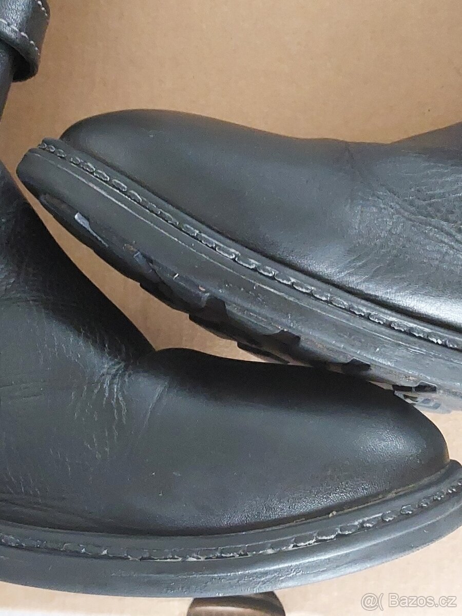 Dívčí kožené kozačky Baťa vel. 36 - 4