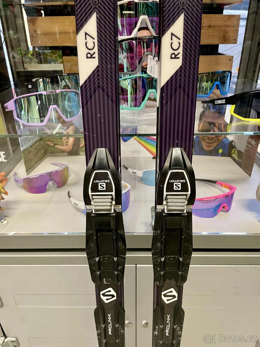 Běžky SALOMON RC7 Classic + vázání Polink/NNN, 180 cm - 4