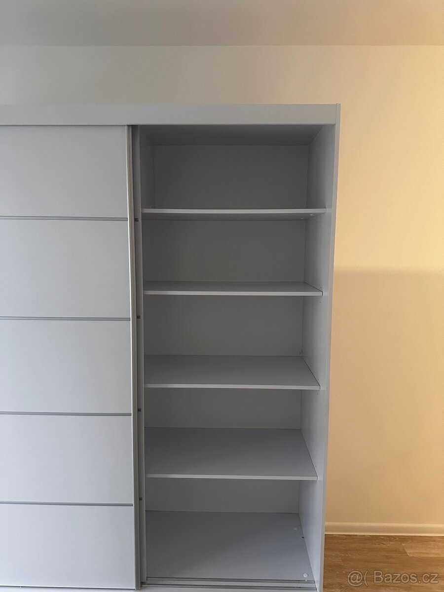 Šatní skříň TABITHA 4 – 180 cm, bílá - 4