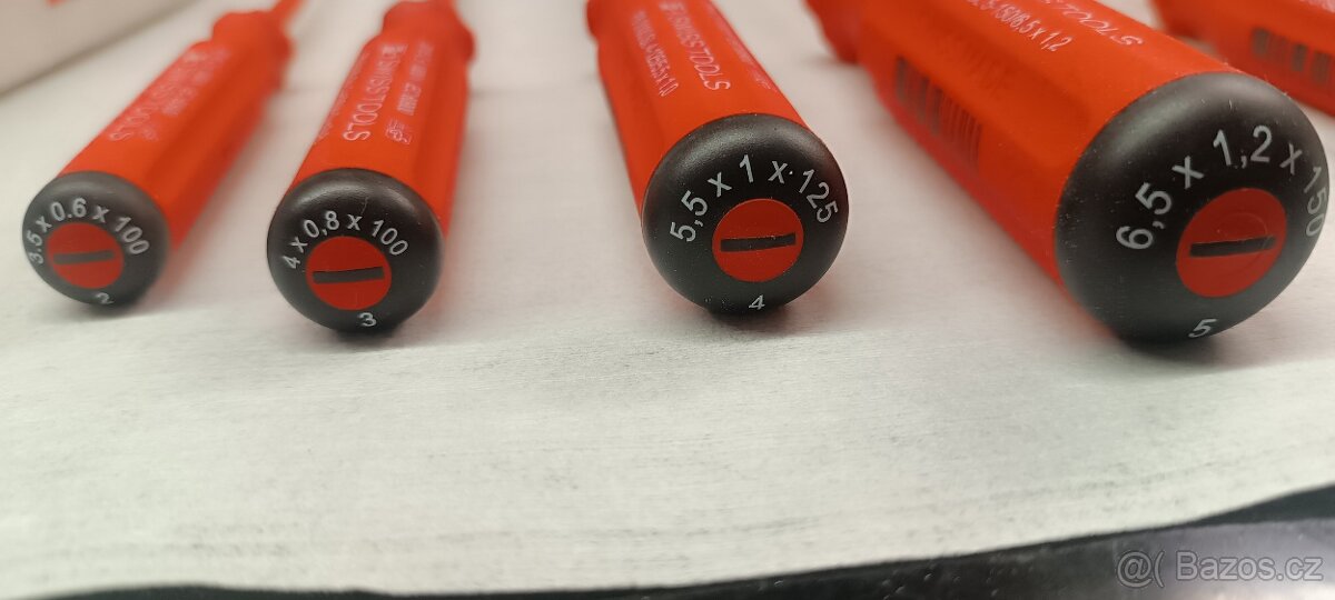 Sada šroubováků pro elektrikáře Slim, 6dílná pro šrouby s d - 4