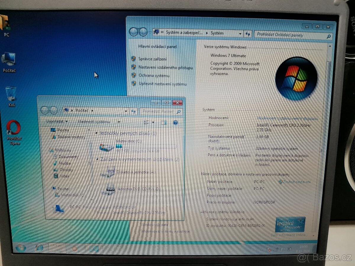 Acer 245LC,Intel celeron 2,7 GHz,1GB DDR-SDRAM, 80GB HDD-ATA - 4