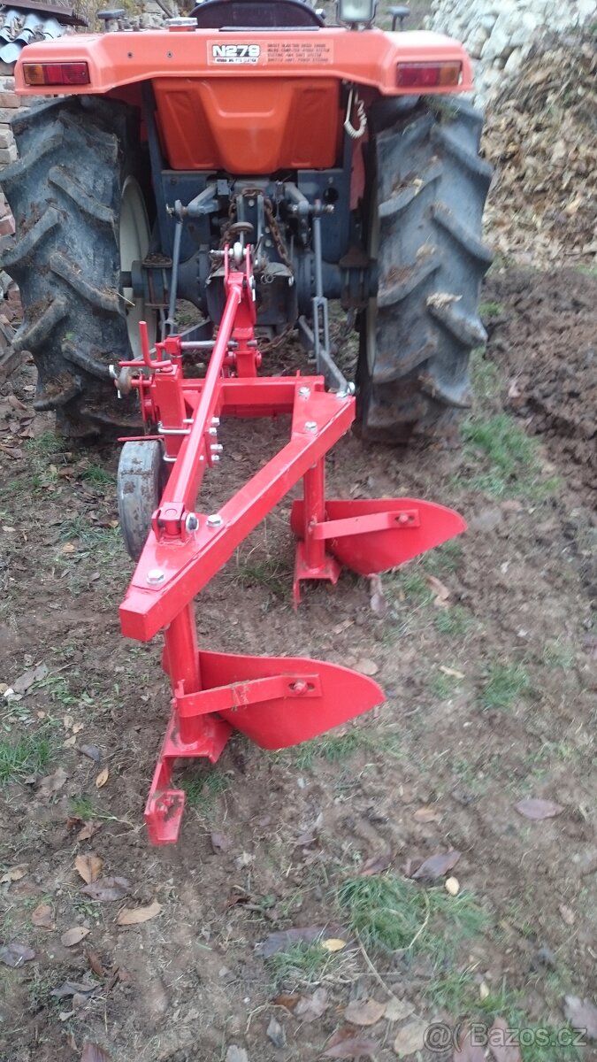 Dvouradličný pluh za malotraktor - 4