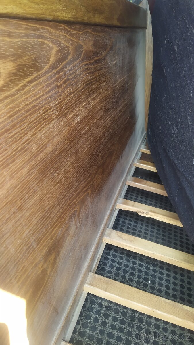 Kožená sedačka masív, kůže. - 4