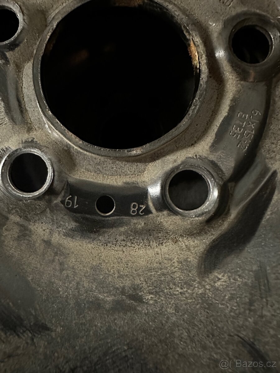 Originální plechové disky 15" Škoda Scala (5x100, ET35) - 4