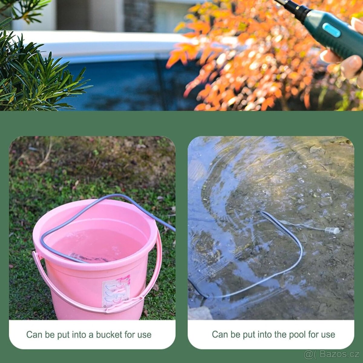 Aku postřikovač s 3m hadicí - 4