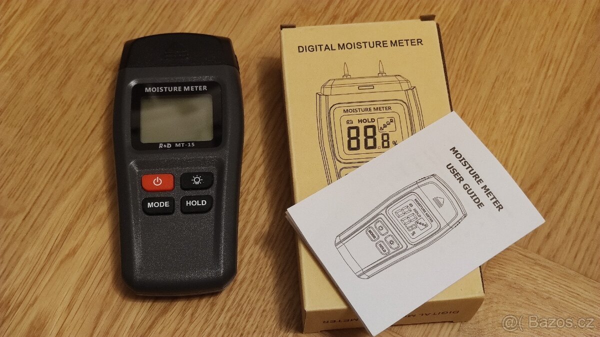 Měřič vlhkosti dřeva a materiálů R&D INSTRUMENTS MT-15 - 4