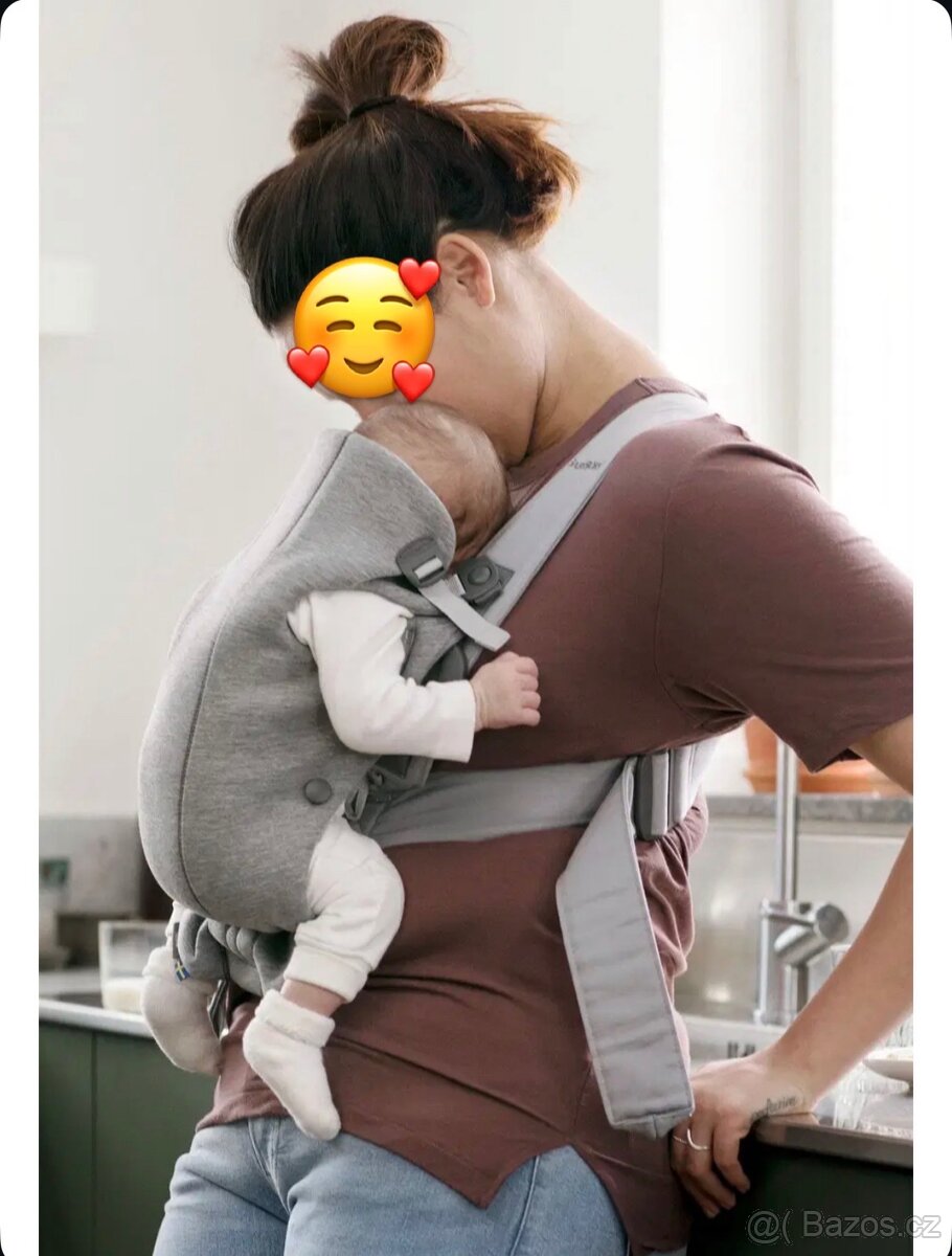 Babybjörn Mini Light Grey 3D Jersey - 4