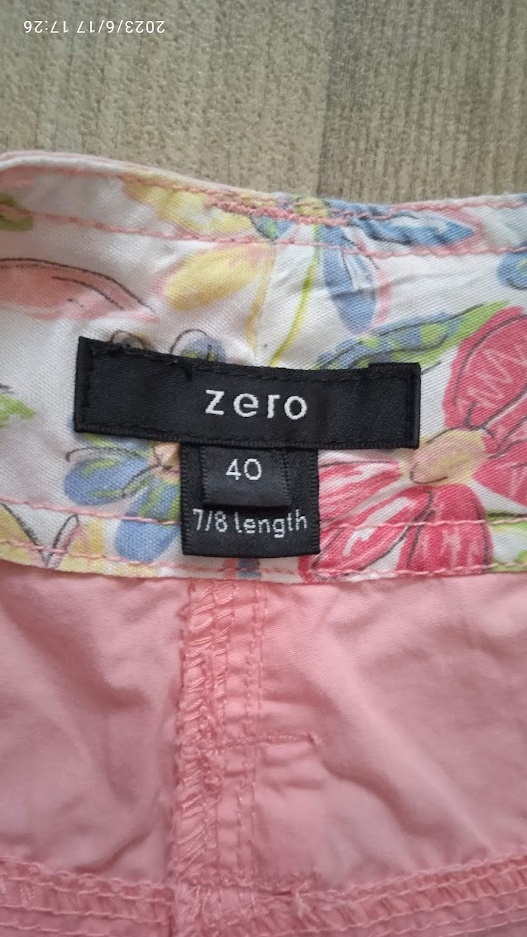 DÁMSKÉ PLÁTĚNÉ 7/8 KALHOTY ZERO vel. 40 - 4
