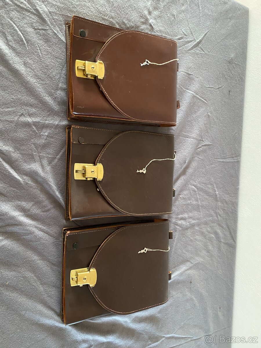Kožené brašny - 3ks - 4