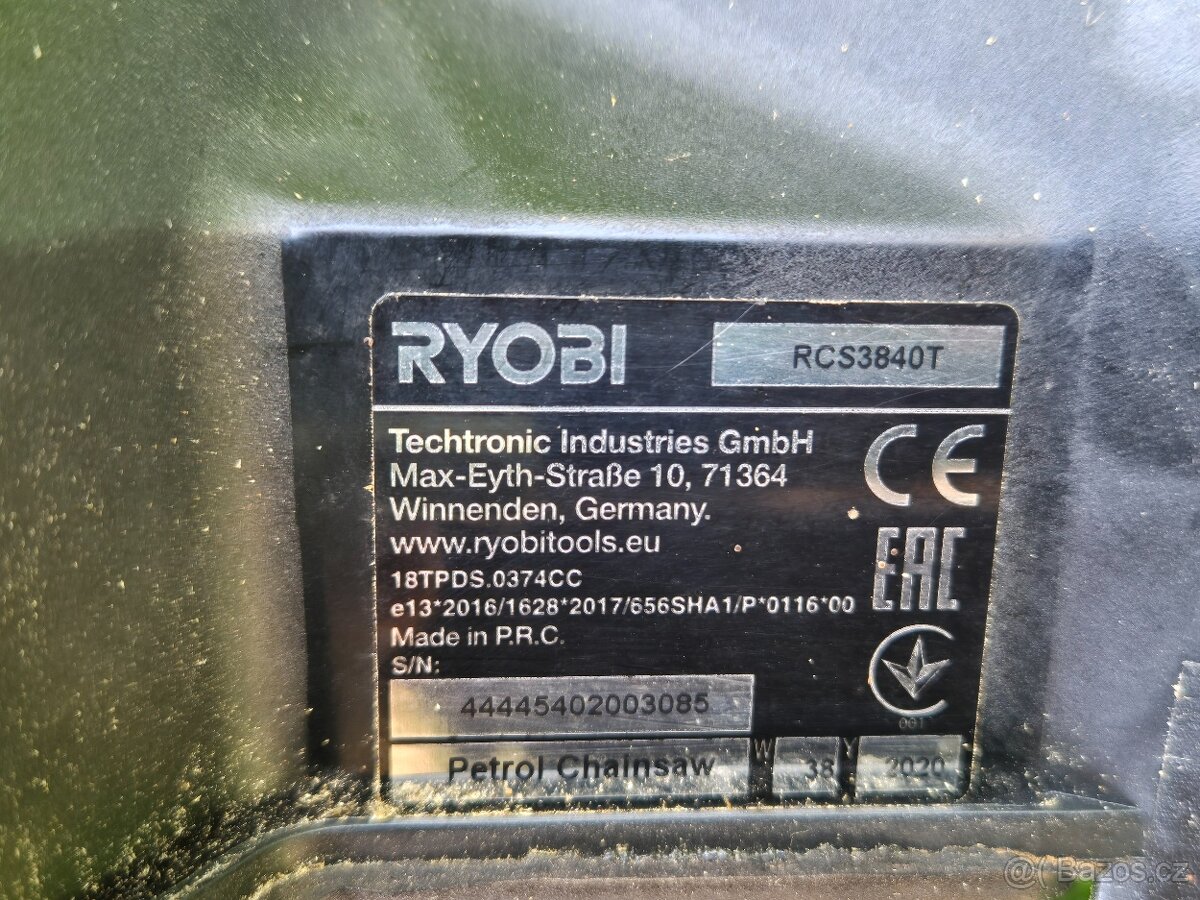 motorová pila Ryobi RCS3840T na ND - 4