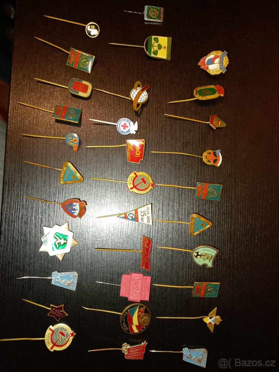mix odznaky ČSD, lyžařské a jiné. - 4