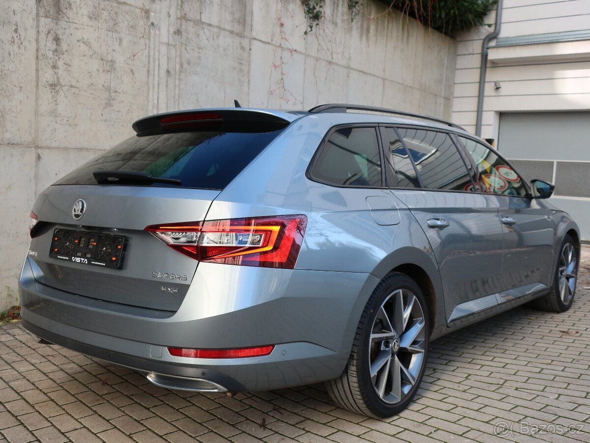 SUPERB SPORTLINE 4X4 2.0Tdi-190ps/2018/ACC/LANE/CANTON/TAŽNÉ - 4