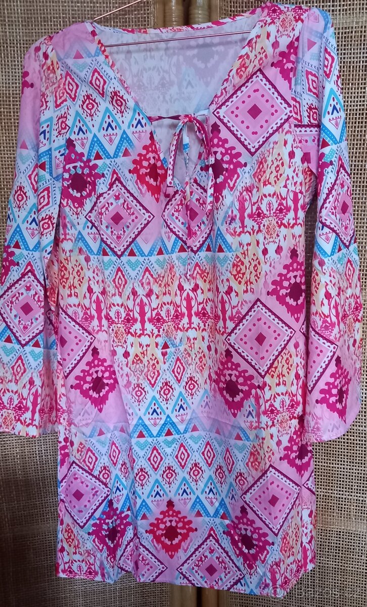 Dámská tunika - dámské plážové šaty vel.L - ZCELA NOVÉ - 4