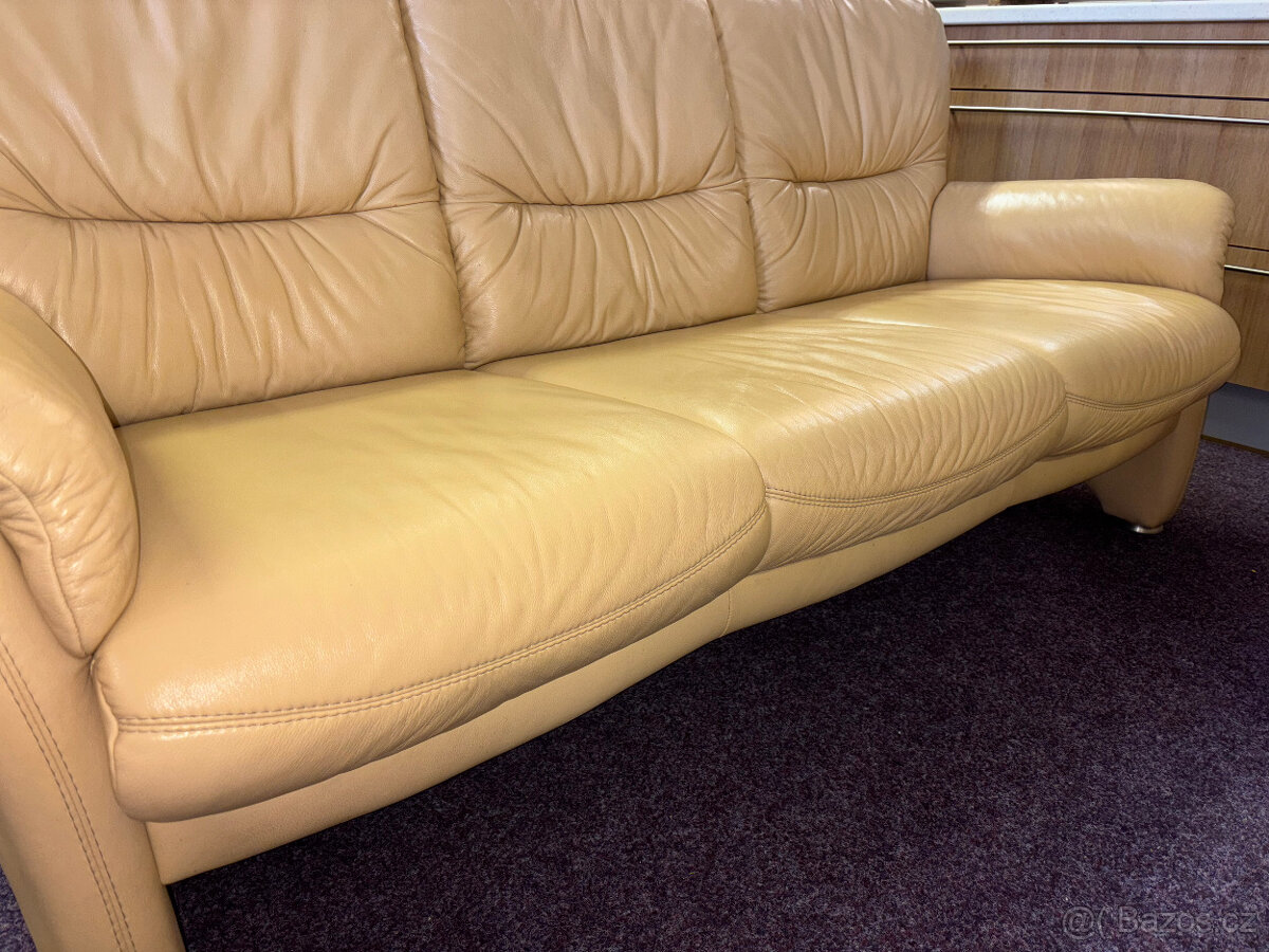 Kožená sedací souprava moderní design Německá výroba - 4