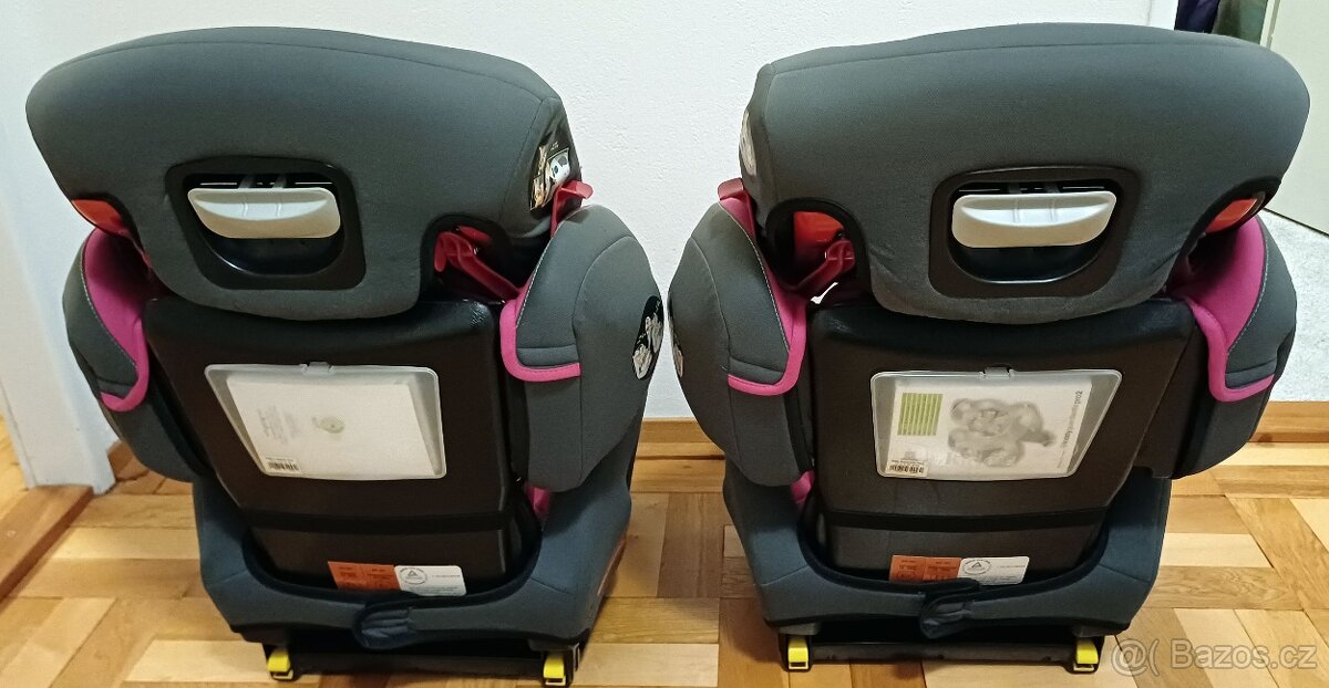 Autosedačky pro dvojčata Kiddy Guardianfix Pro 2 - 4