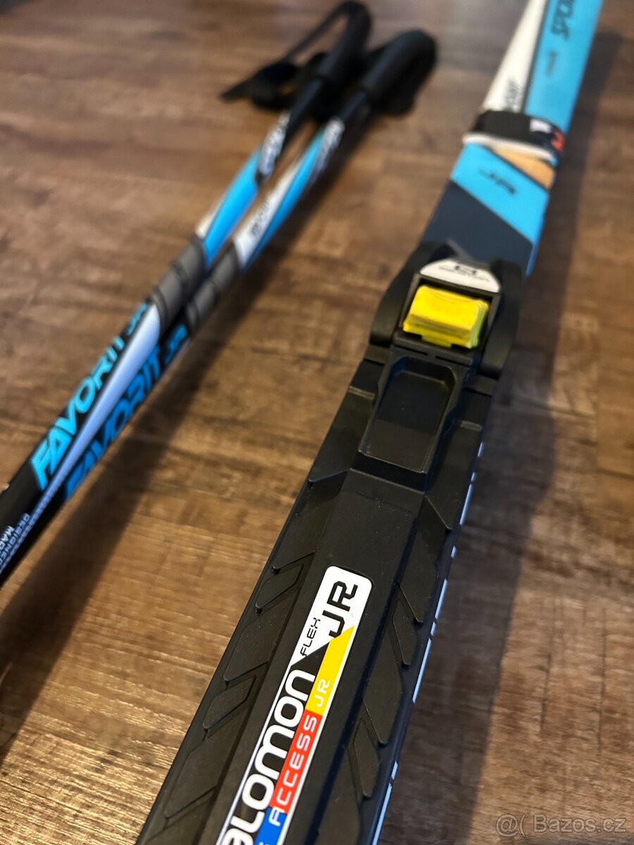 Prodám dětské běžky 120 cm a boty 30 - 4