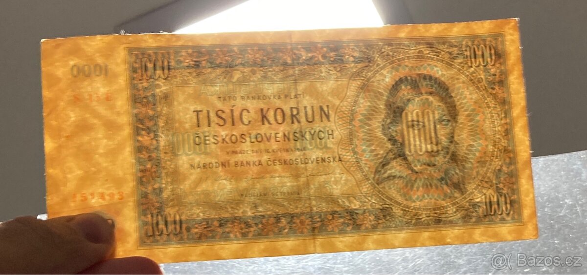 1000 korun 1945 - 4