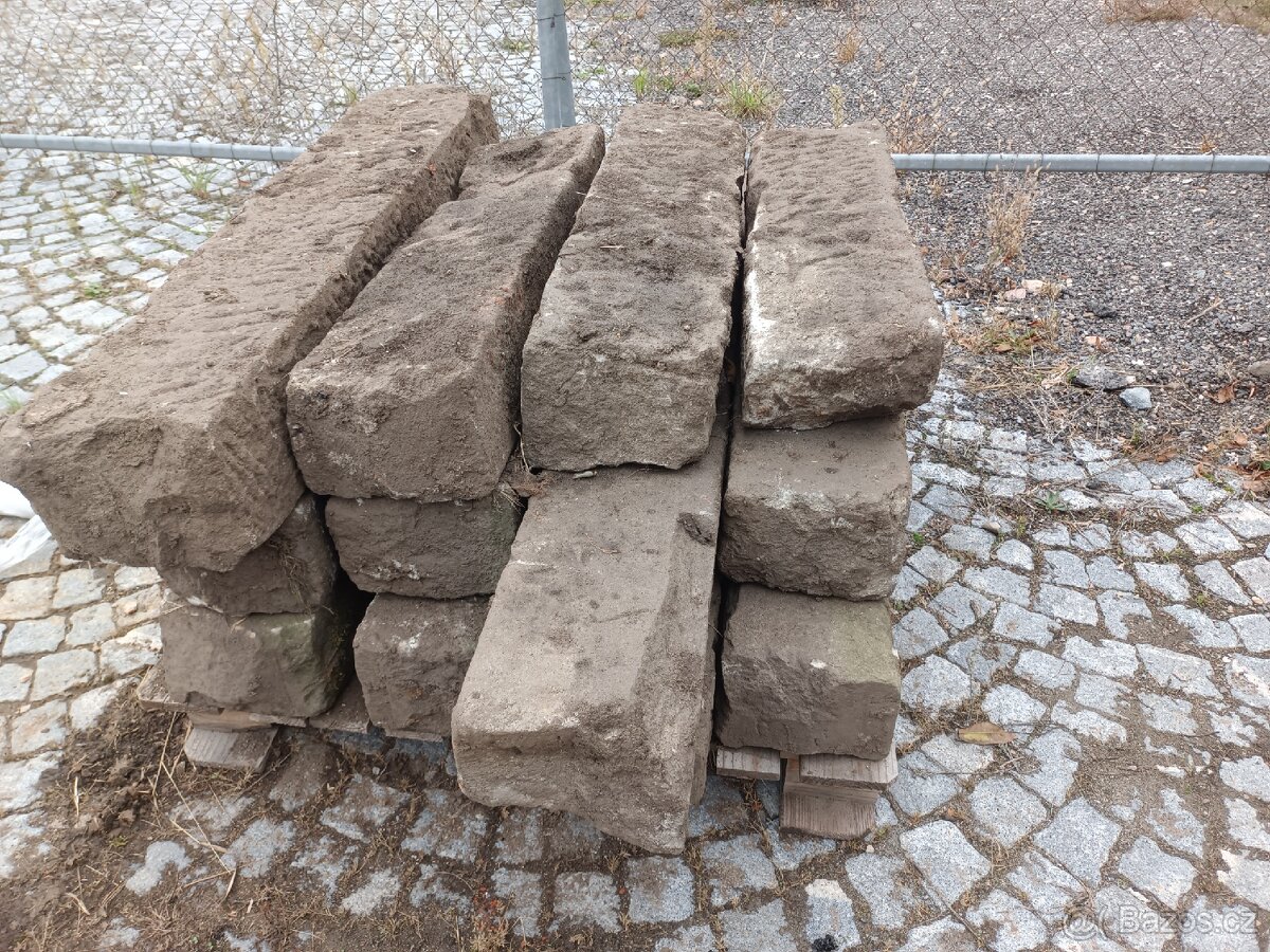Pískovec, kvádry , štuky - 4