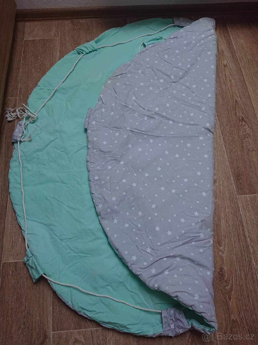 Sada pro miminko - mantinely, koš, deka, hnízdo, kolotoč - 4