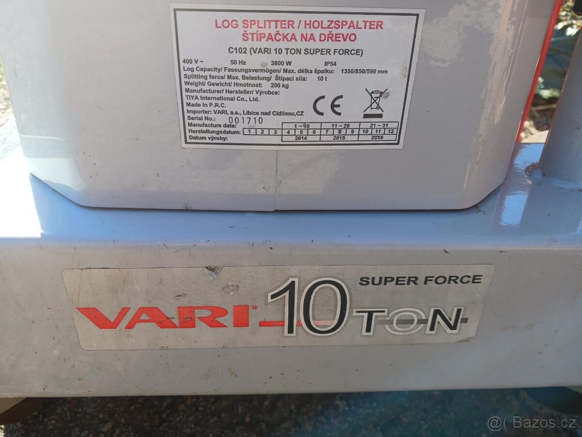 prodám ŠTÍPAČ VARI 10 TON - 4