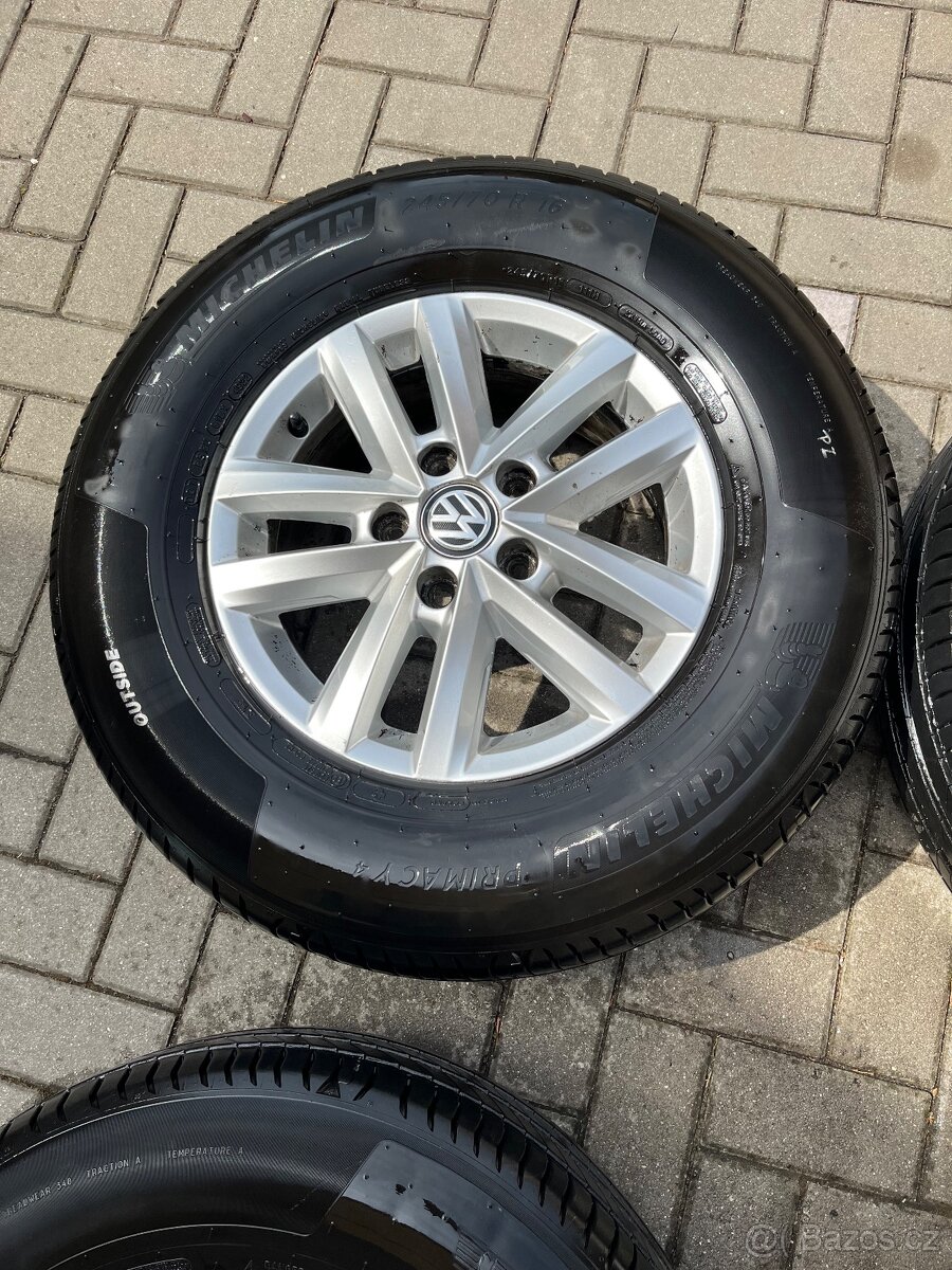 Originální alu Volkswagen Amarok Clayton 16“ 5x120 6.5J ET51