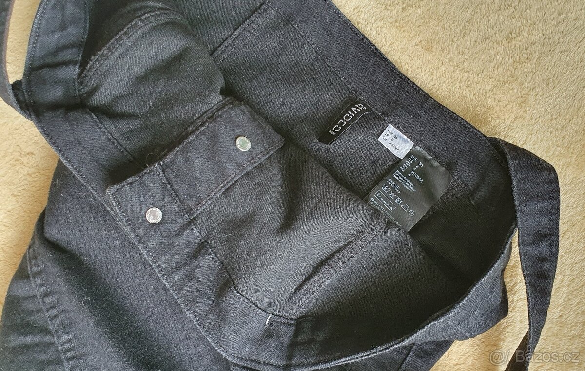 Džínové černé šaty HM - 4