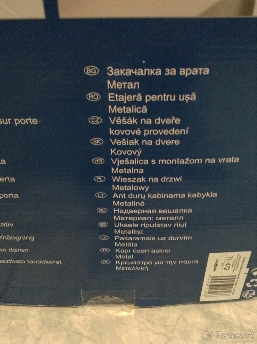 prodám věšák na dveře kovový - 4