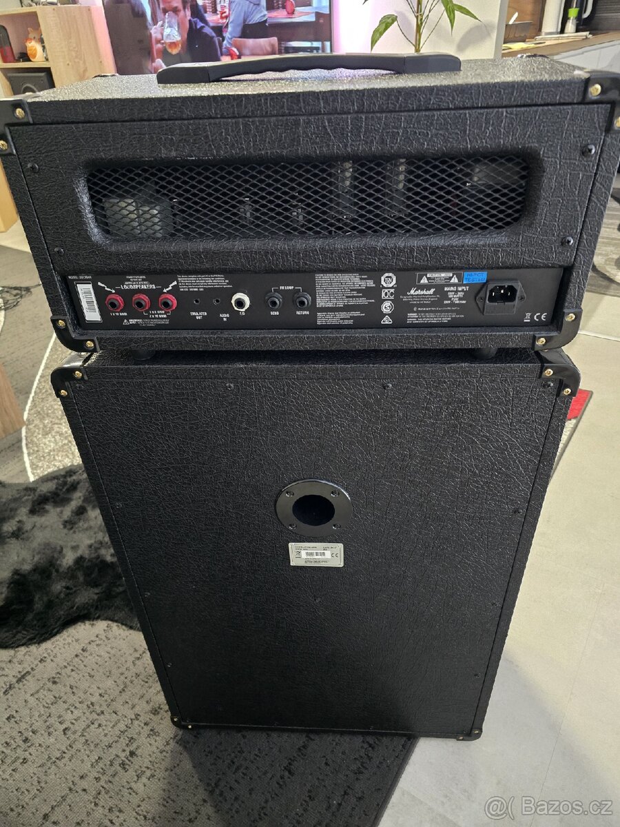 Kytarový lampovy set Hlava a Box Marshall - 4