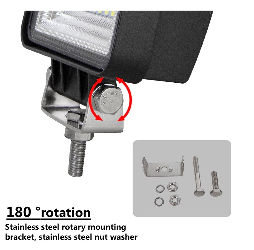 Led pracovní světlo 126w výprodej - 4