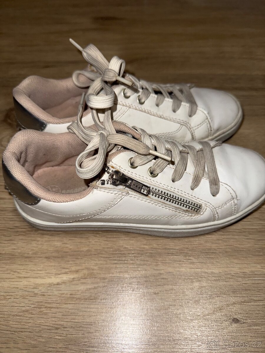 Boty bílé dívčí vel. 33 - 4