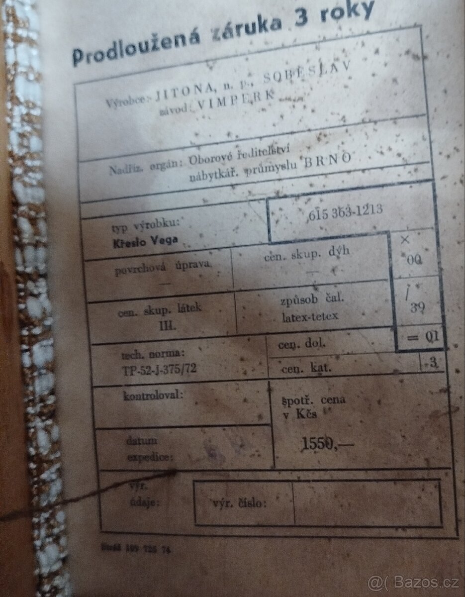 Retro křesla 2ks zachovalý stav - 4