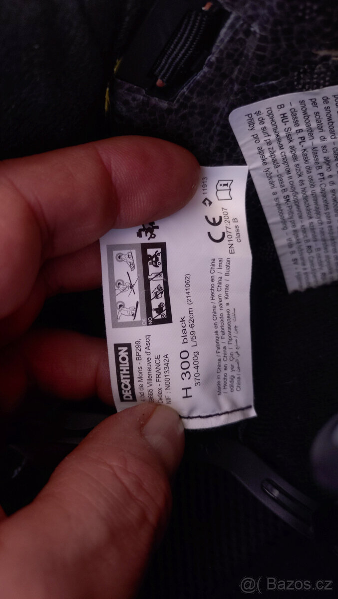 lyžařská helma + brýle - 4