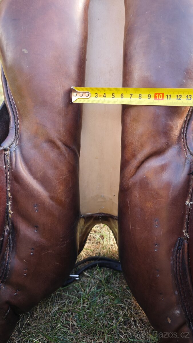Prodám kožené jezdecké sedlo Passier posedlí 18" - 4