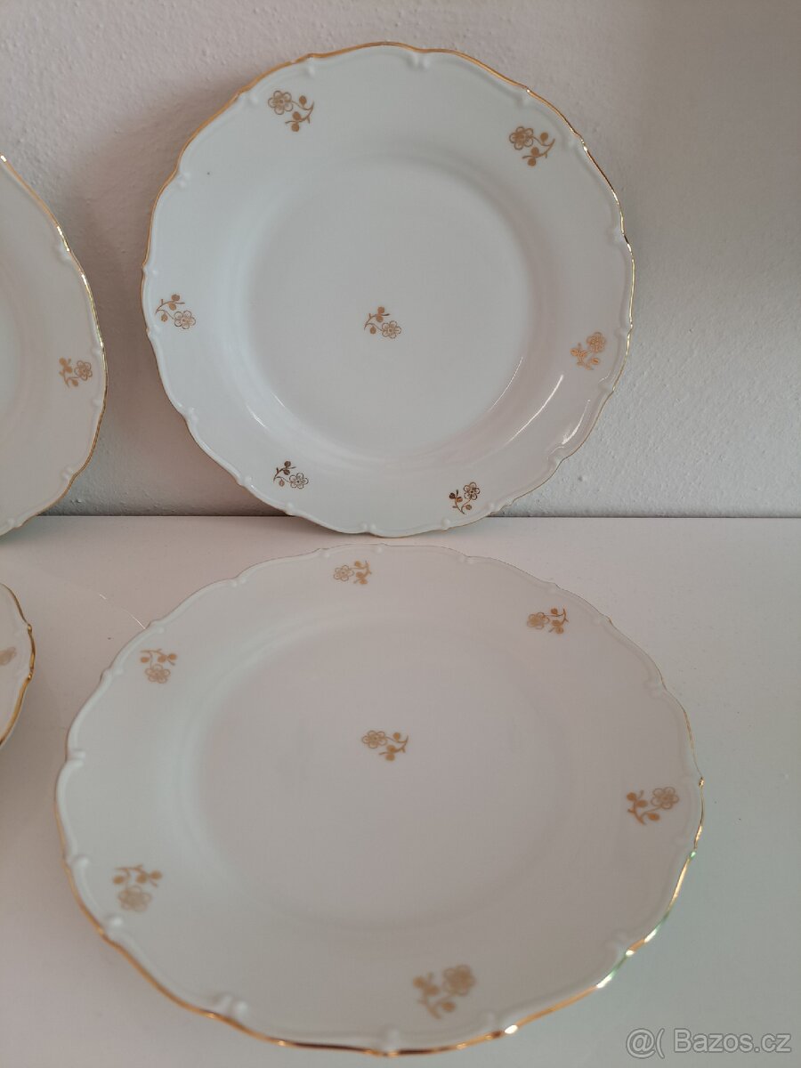 Staré dezertní talíře - Horní Slavkov - 4