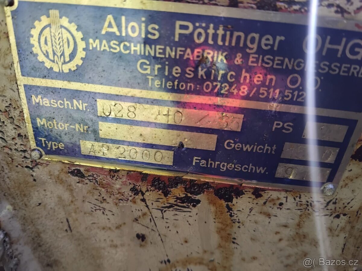 Prodám Štěpkovač PÖTTINGER AP 2000 - 4