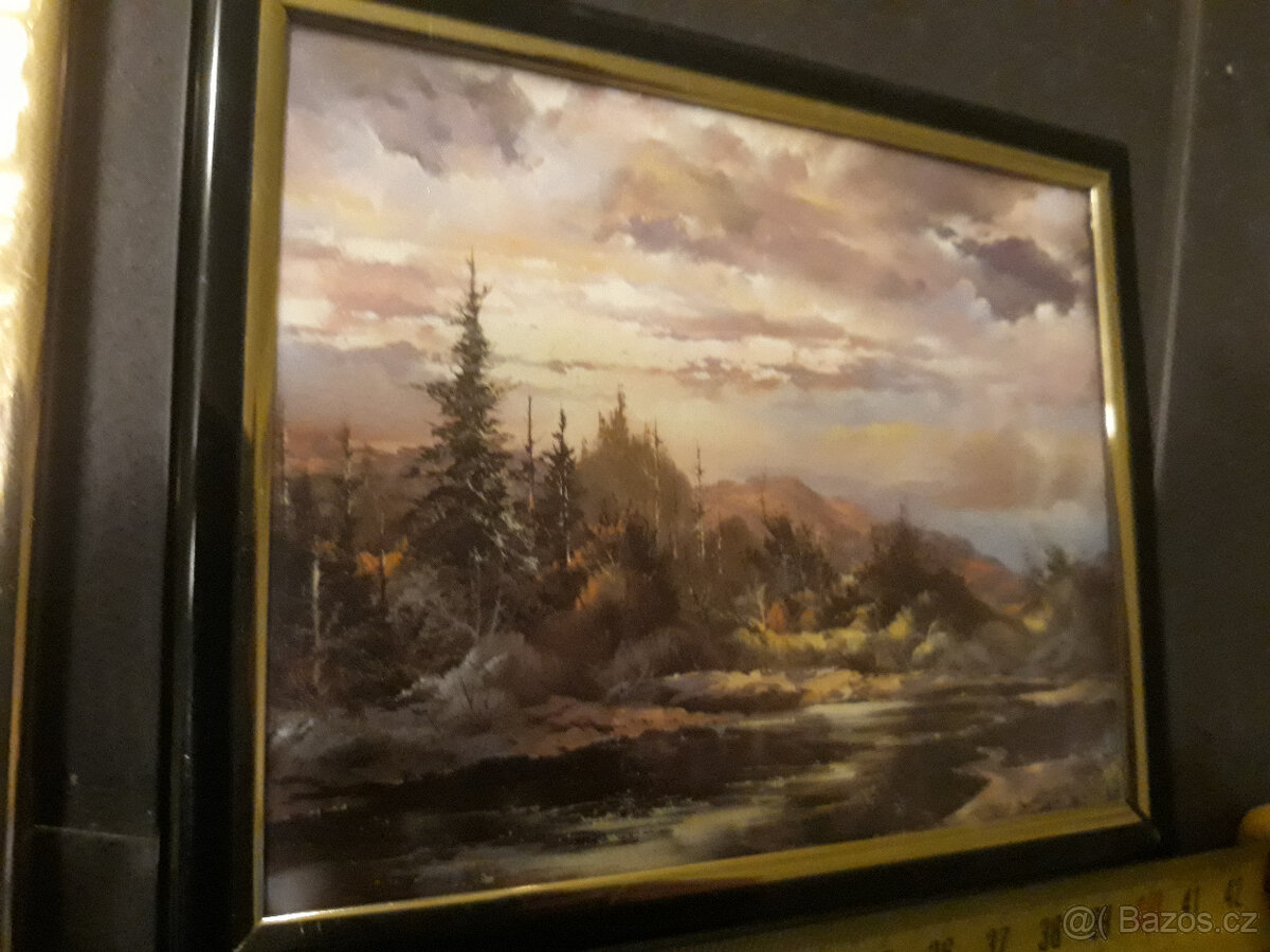 Obrázky krajinky, 3ks, miniatury - 4