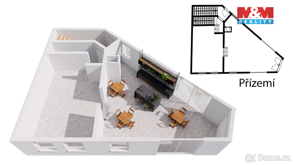 Prodej obchodního objektu, 132 m², Kladno, ul. Váňova - 4