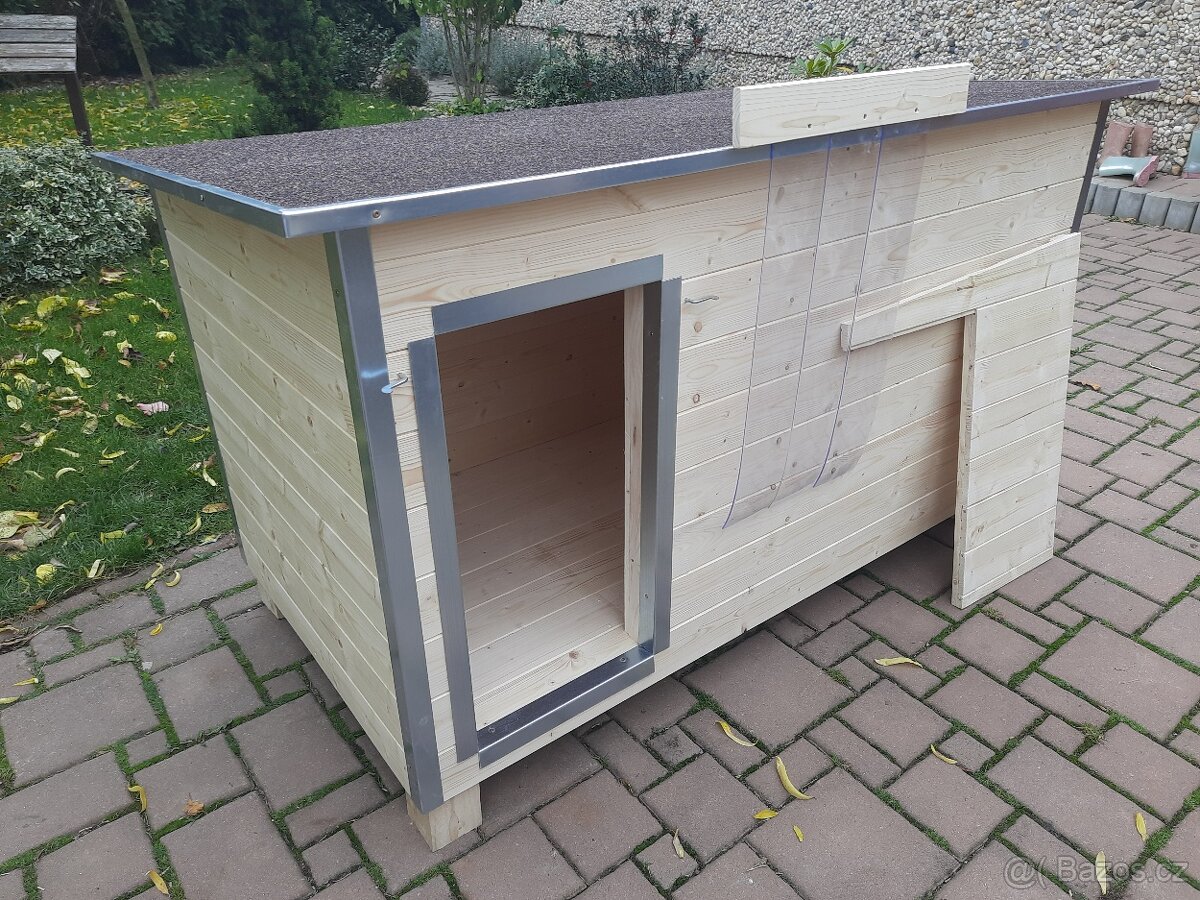 Psí bouda Masiv (žádné OSB desky), 6 velikostí - 4
